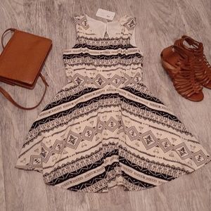 NWT Aztec print mini dress L